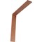 Ekena Millwork Hamilton Steel Bracket, Hammered Copper 2"W x 12"D x 12"H BKTM02X12X12HAHCO - alternate 1